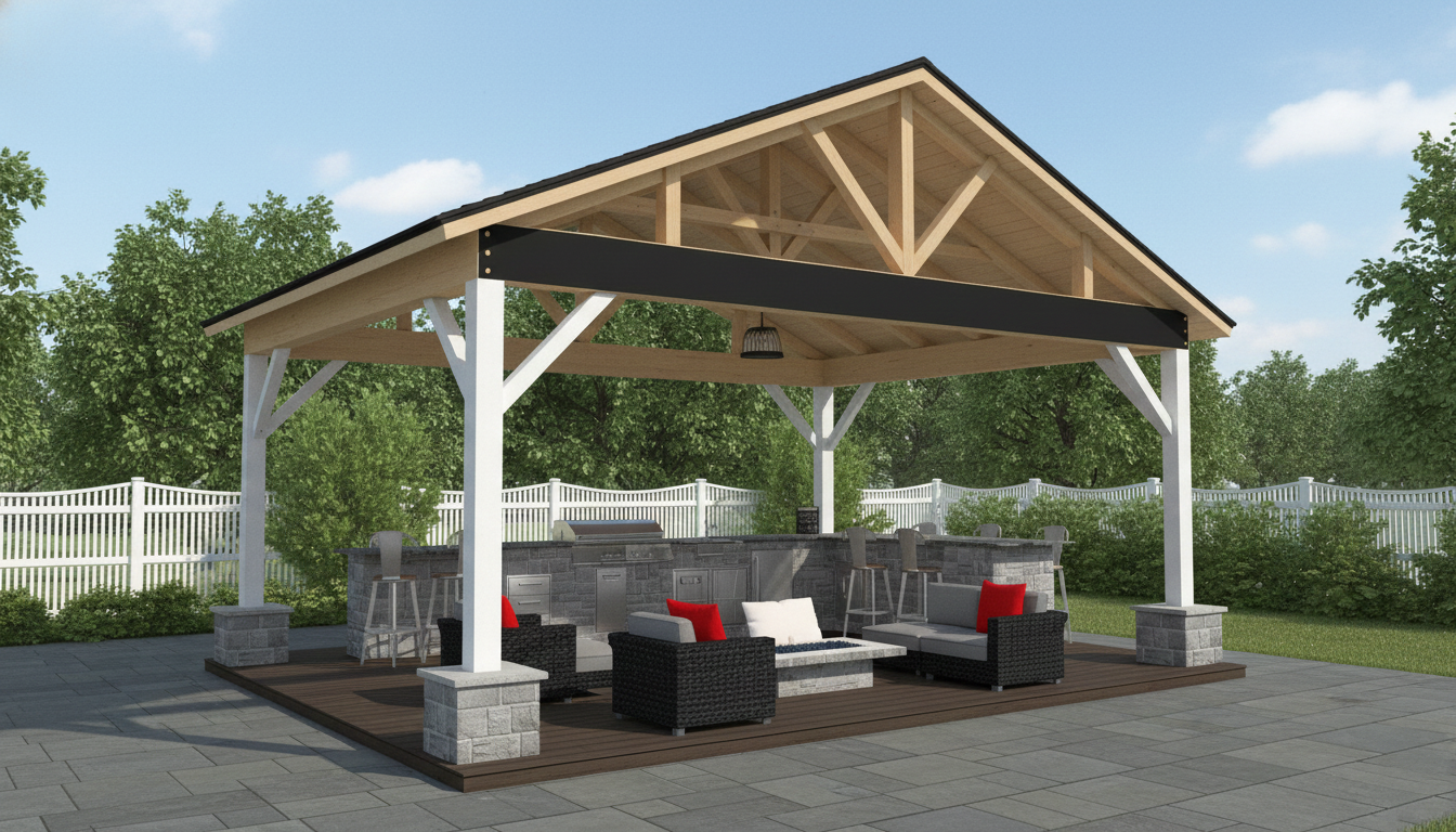 Porch 3D Rendering